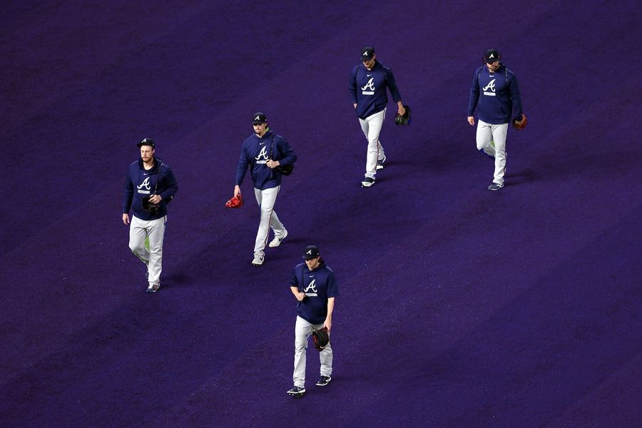 Braves run and stumble their way out of the NLCS
