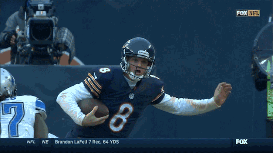 Jimmy Clausen Got Speared In The Head