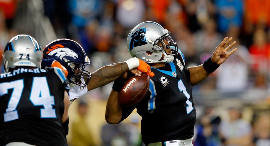 Cam Newton Had A Receiver Wide Open Before Von Miller Strip-Sacked Him