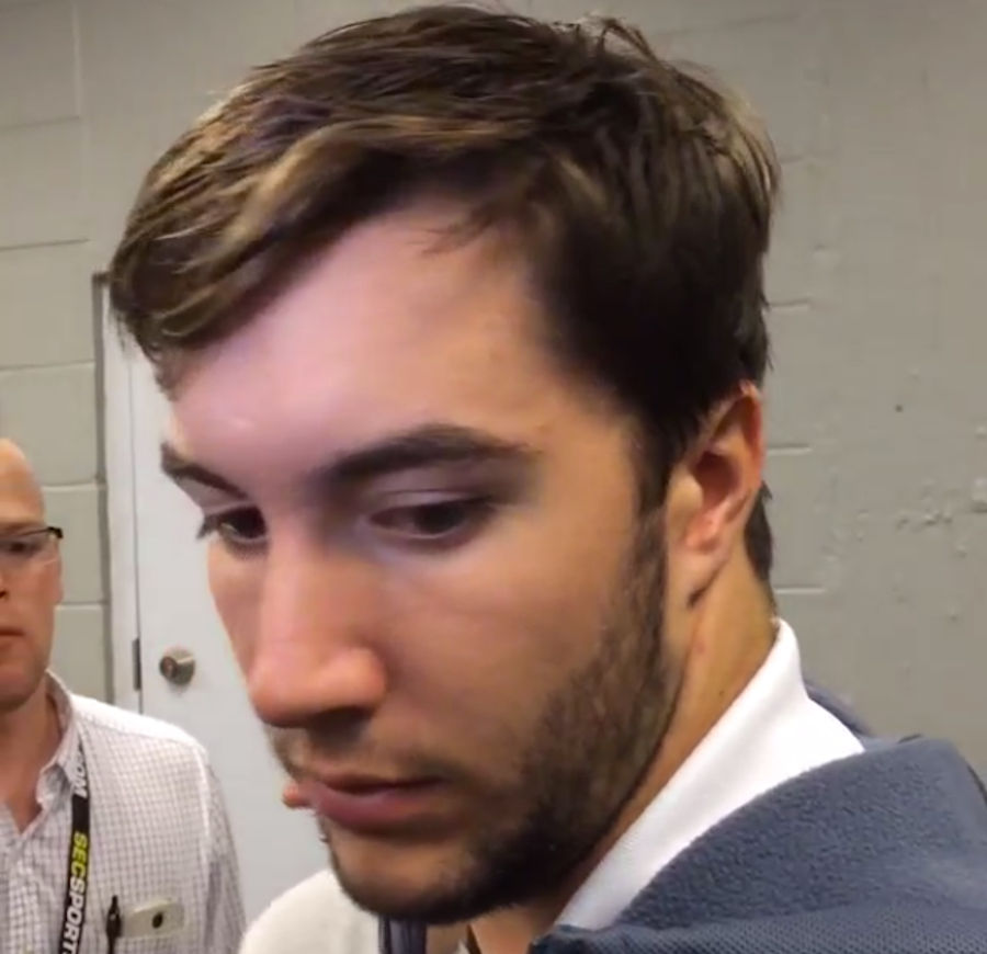 Drunk-Seeming Ole Miss Fan Gets Into Presser, Asks Vols QB Question