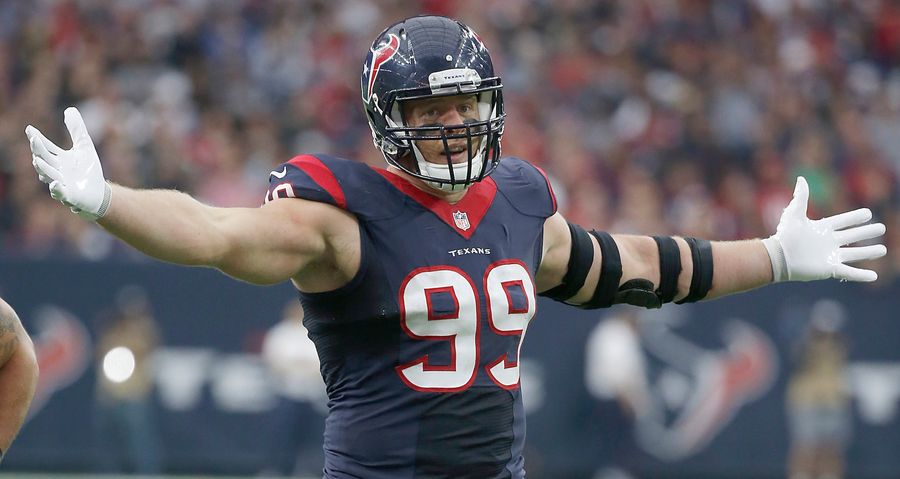 J.J. Watt And The Texans Are On Fire