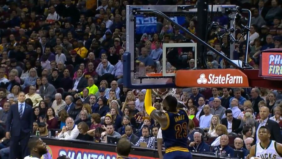 &quot;That Was Insane! Officially Insane!&quot; Is The Proper Call For LeBron&#39;s Reverse Jam