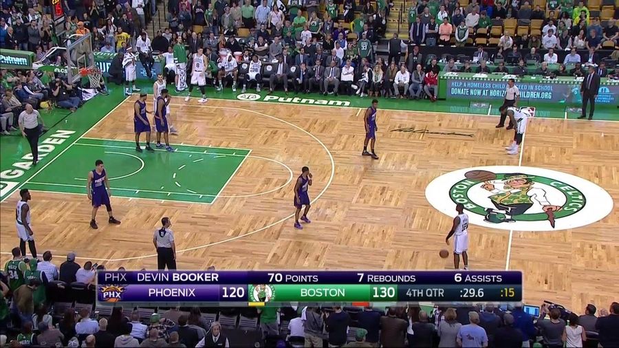 Devin Booker Scores 70