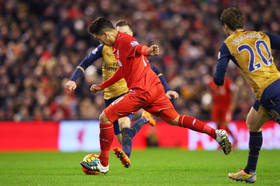 Here&#39;s The Best Goal So Far Of This Ridiculous Liverpool-Arsenal Game