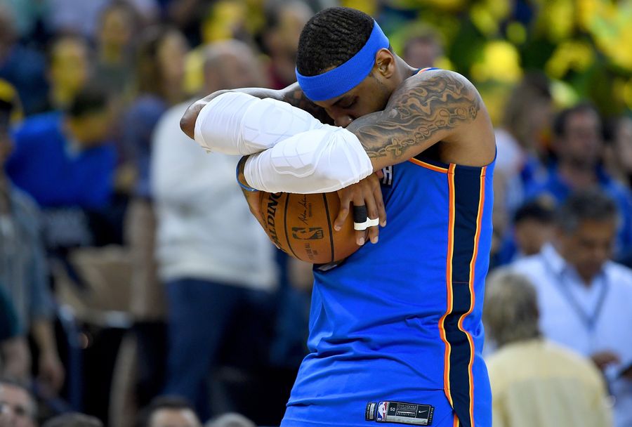 Report: The Thunder Are Trying To Get Rid Of Carmelo Anthony