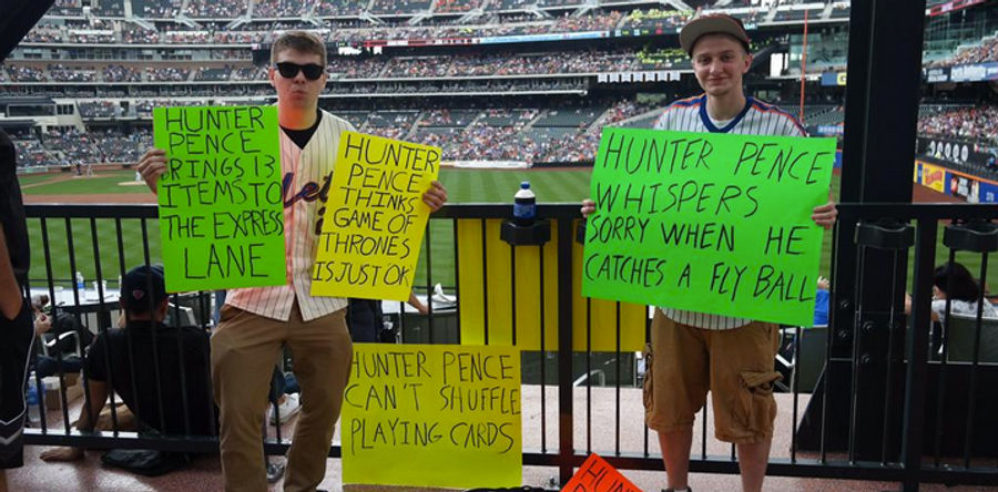 Mets Fans Are Back With More Sick Burns On Hunter Pence