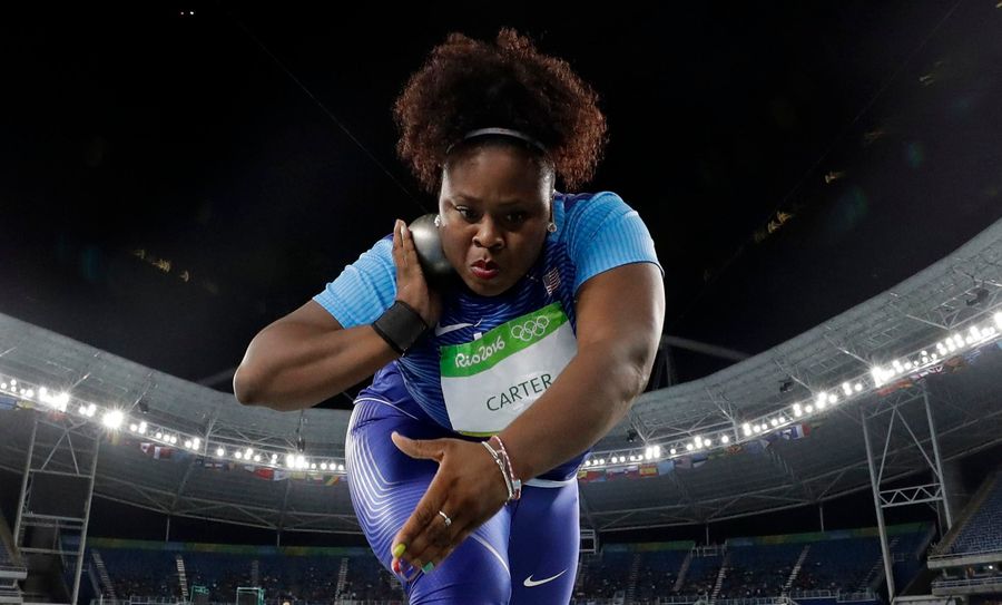 Michelle Carter Is The First American Woman To Win Shot Put Gold