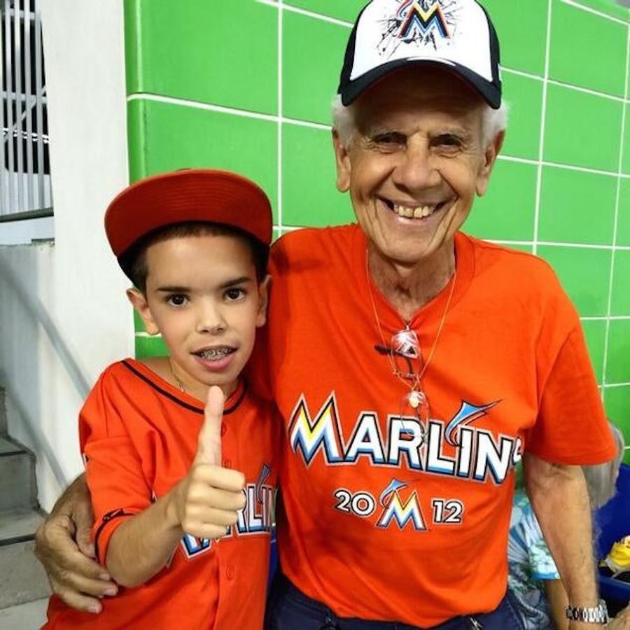 Young Marlins Fan Returns For His Second Dance