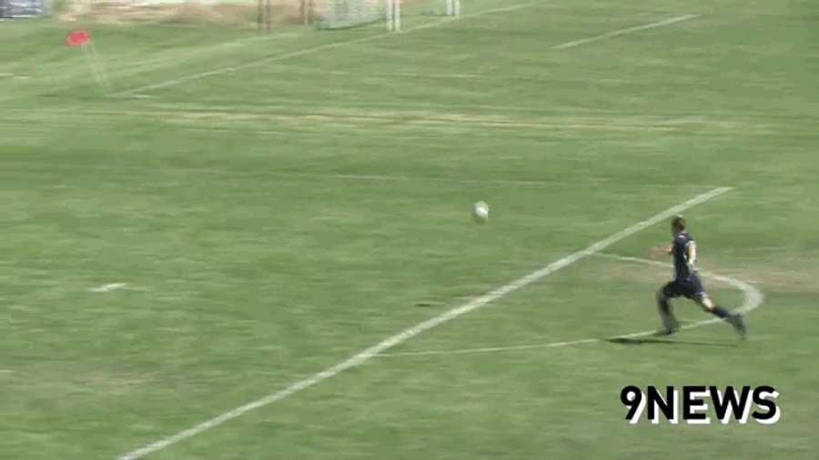 High School Player Scores Insane Front-Flip Goal, But It Doesn't Count<em></em>