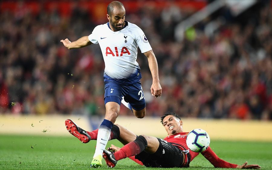Lucas Moura Cooking Chris Smalling Is A Metaphor For Tottenham's Spanking Of Man United