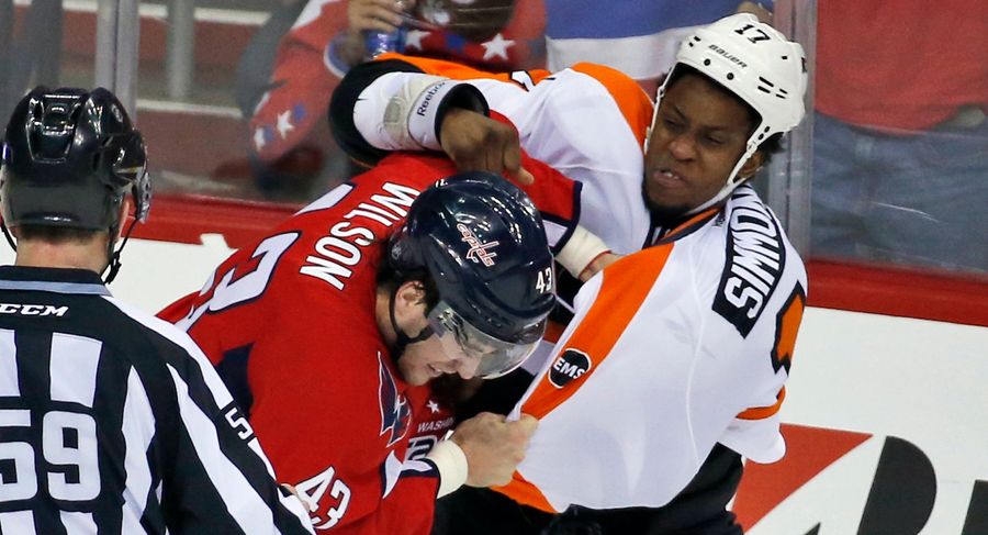 The Flyers And Capitals Did All Sorts Of Fighting In Their Series Opener