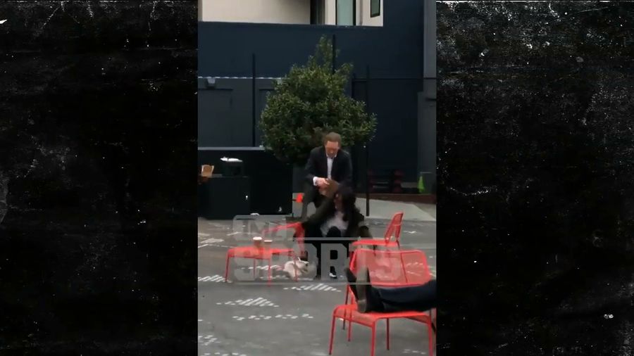 Video Shows San Francisco Giants CEO Larry Baer Pulling His Wife Pam To The Ground [Update]