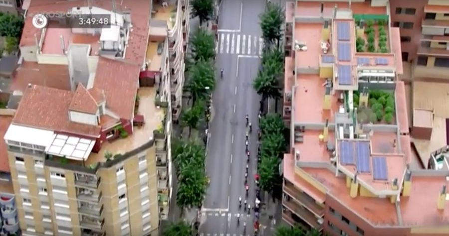 TV Helicopter Unwittingly Exposes Rooftop Weed Operation During Bike Race