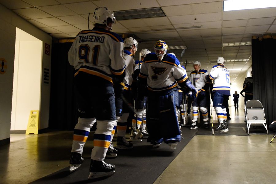 David Backes Chokes Up Talking About The Blues' Run
