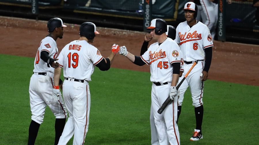 Orioles Score Six Runs Before Recording Their First Out
