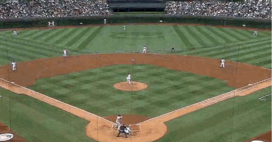 Old Cubs Fan Makes Great Catch On Home Run, Throws Dummy Ball Back