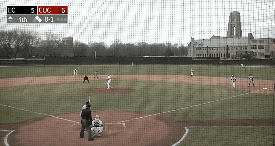 Errant Pick-Off Throw Finds Crown Of Pitcher's Head