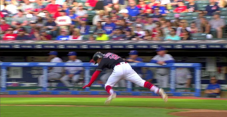 Francisco Lindor Defeated By Mighty Baseball Bat