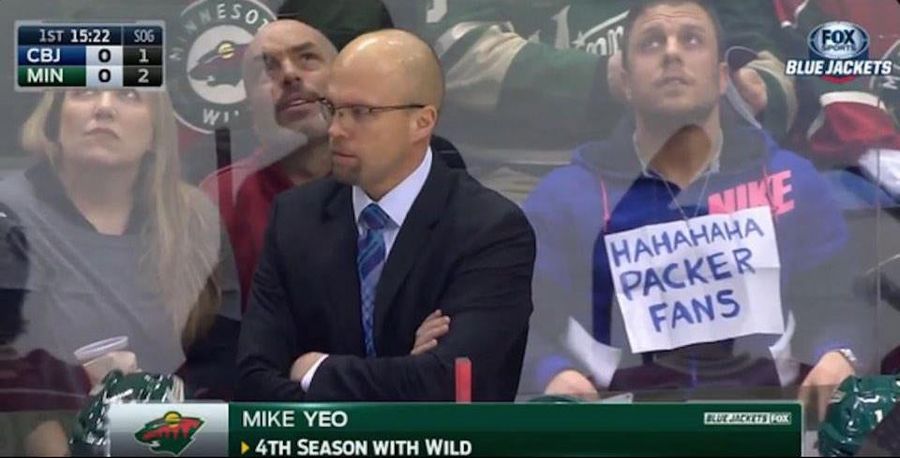 Not Even Hockey Is Safe For Packers Fans Right Now
