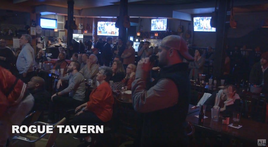 Here's A Video Of Alabama Fans Watching Their Team Lose The Championship