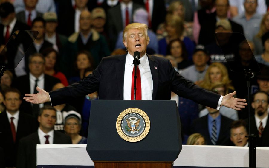 Our Petulant Piss Boy President Must Be Treated Like A Baby
