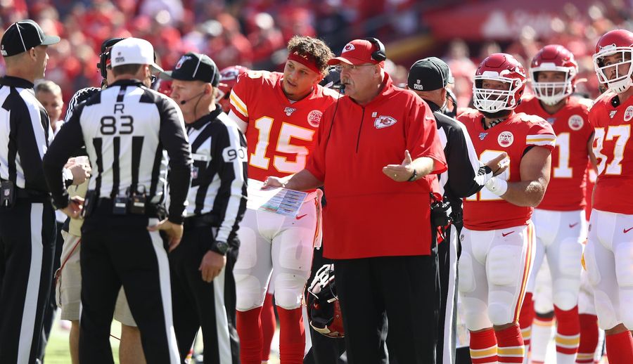 Patrick Mahomes&#39;s First Pick Of The Season Happened After A Bizarre, Sketchy Officiating Decision