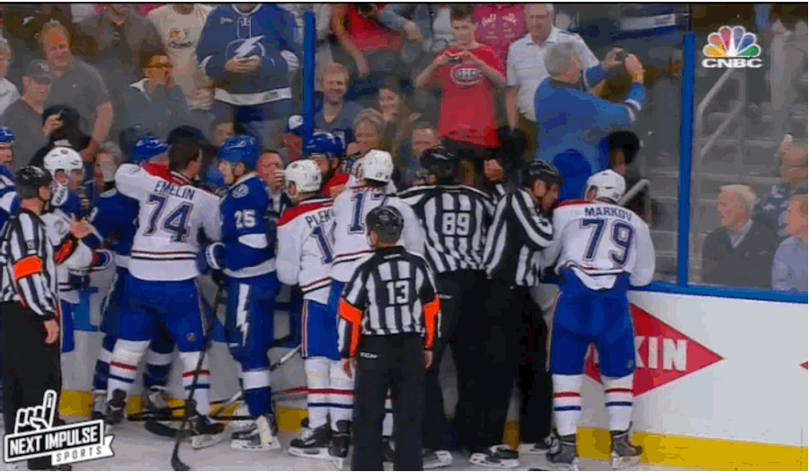 Lightning Fan Takes Selfie With Scrum