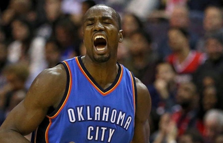 Which One Of You Assholes Stole Serge Ibaka's Water?????