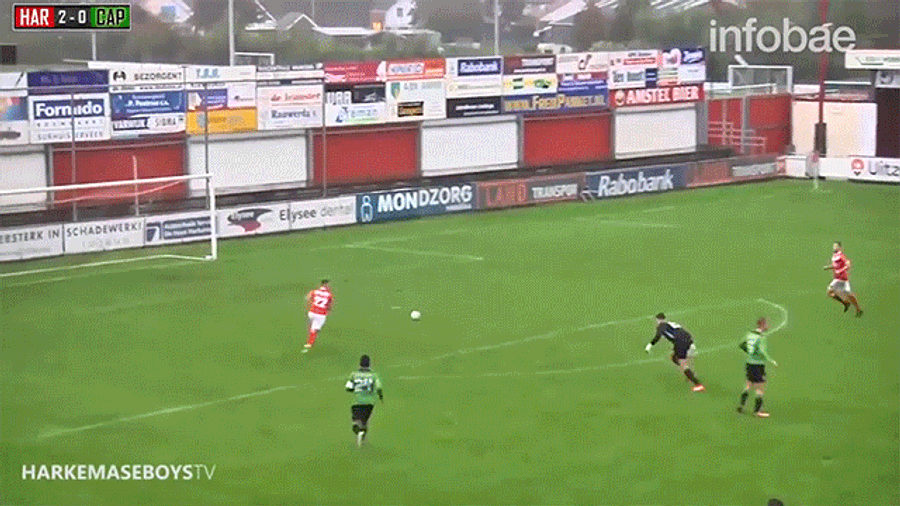 Dutch Soccer Player Somehow Misses Wide-Open Goal