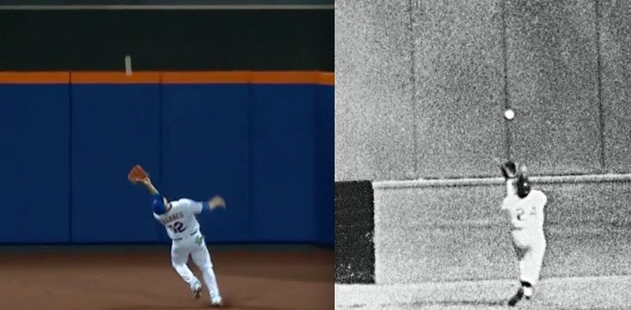 Juan Lagares Did A Pretty Convincing Willie Mays Impression