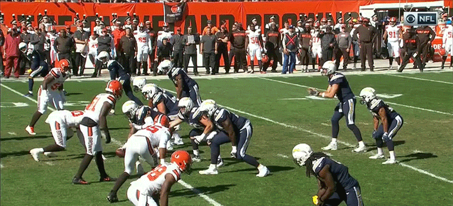 Chargers Score TD With The Help Of Russell Okung’s Obvious False Start 