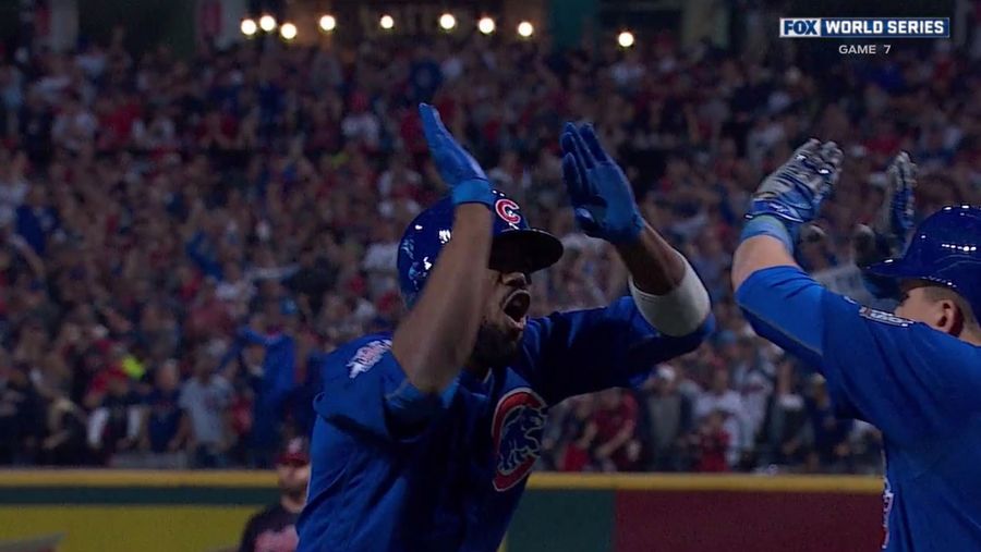 Dexter Fowler Starts Game 7 With A Leadoff Donger