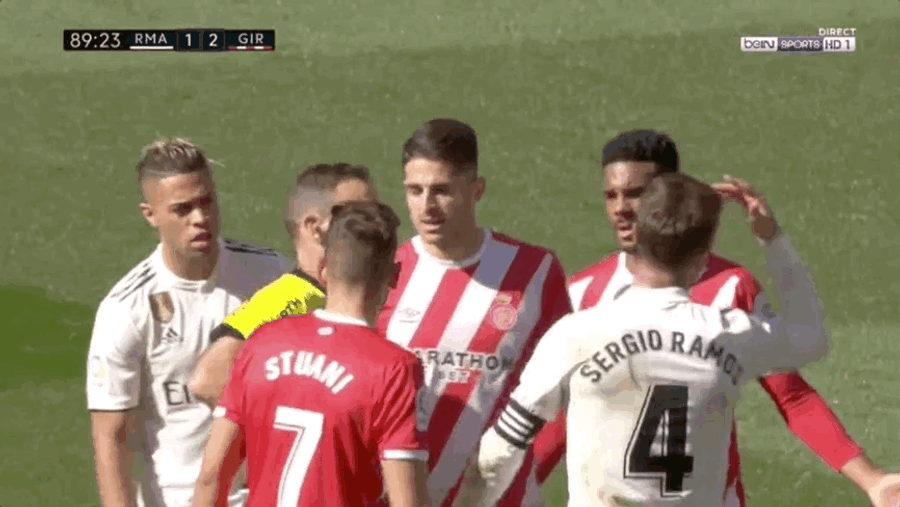 Sergio Ramos Became The Most Sent-Off Player In La Liga History After (Almost) Kicking A Guy In The Face