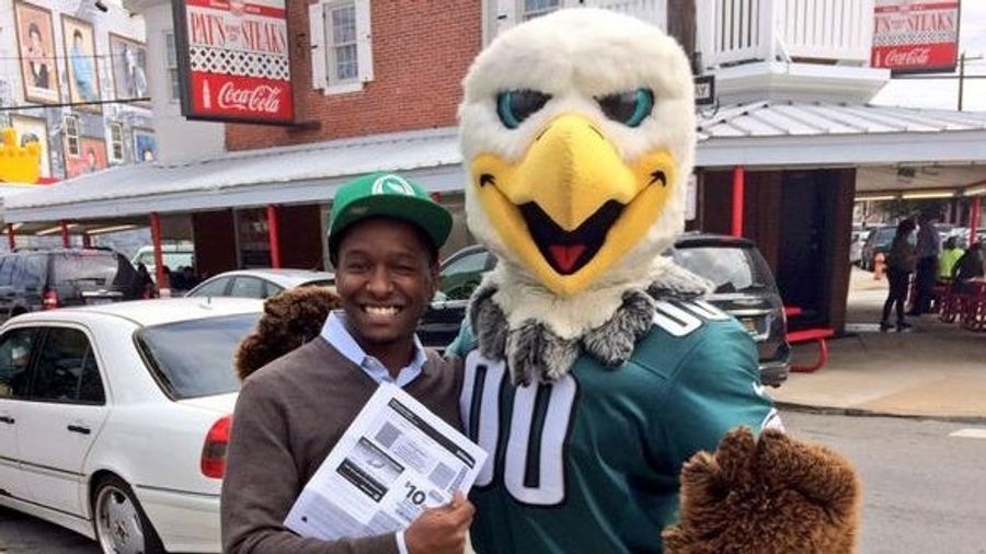 How Does One Guy Keep Winning The Eagles' Free Ticket Giveaway?