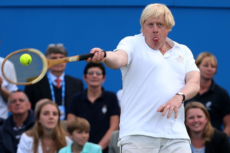 Here's The UK's Next Prime Minister Boris Johnson Doing Sports