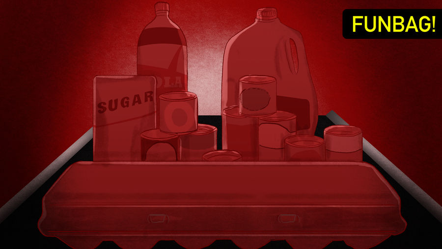 How To Line Up Groceries On A Conveyor Belt