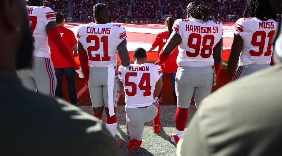 Giants Co-Owner Burns Donald Trump, Says Giants Players Will Not Be Punished For Any Anthem Protests