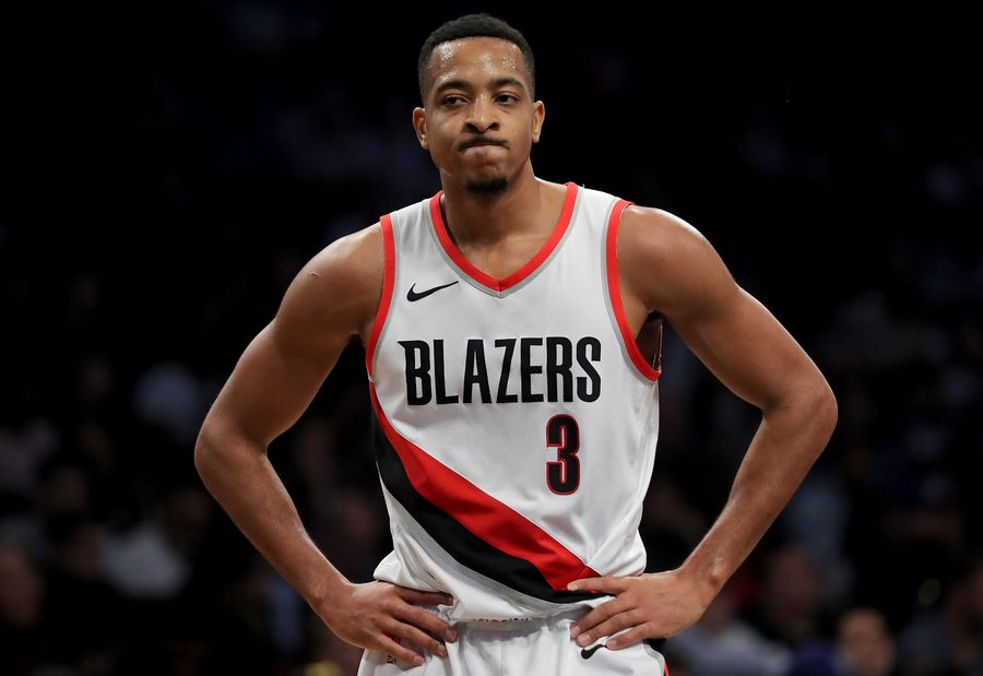 C.J. McCollum On The Trail Blazers&#39; Playoff Woes: &quot;Im Trying Jennifer&quot;