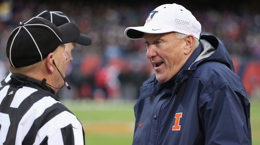 Illinois Football Fires The Coach They Just Hired (Update: Lovie Smith Will Reportedly Replace Him)