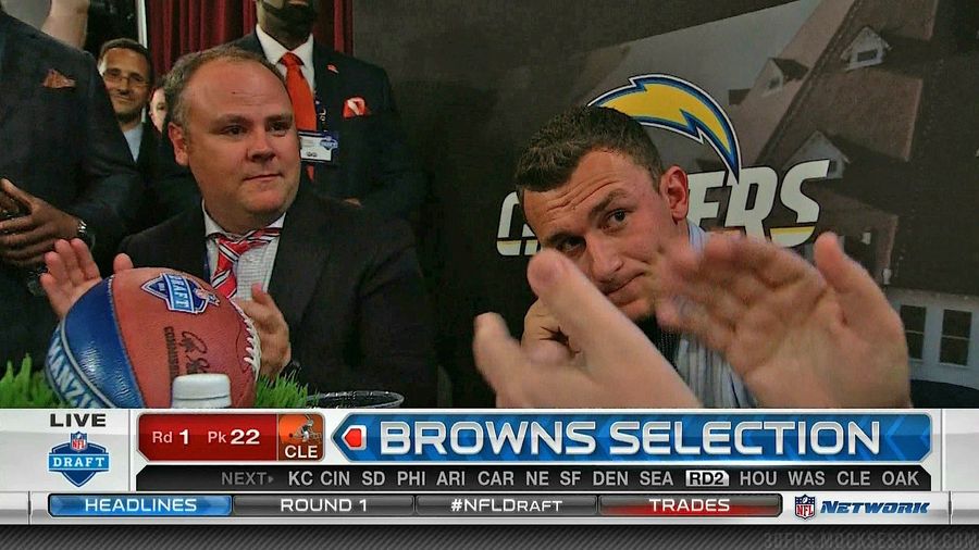 Johnny Manziel Goes To Cleveland; Browns Fans Have Rare Moment Of Joy