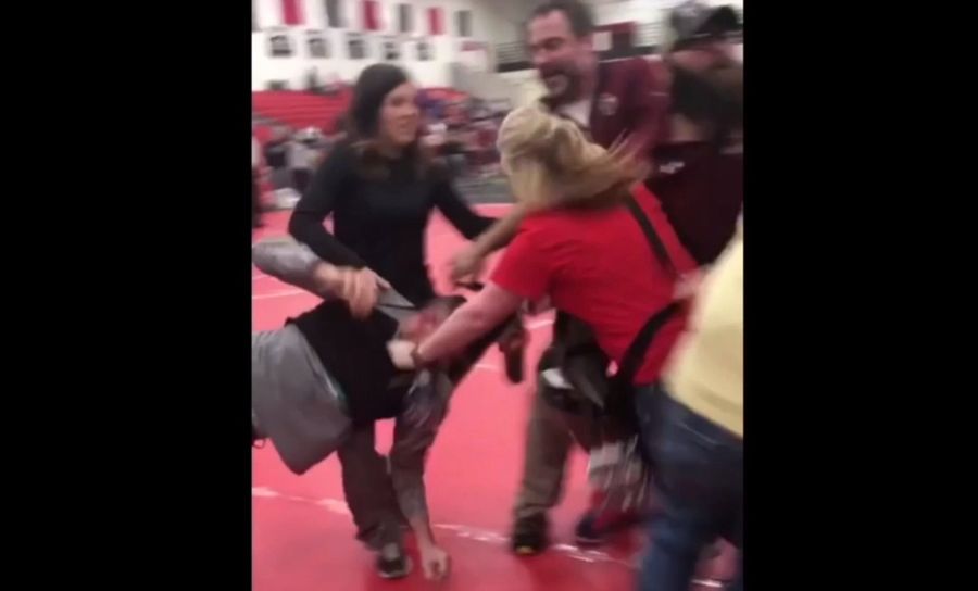 Youth Wrestling Tournament Quickly Turns Into Parent Fighting Tournament