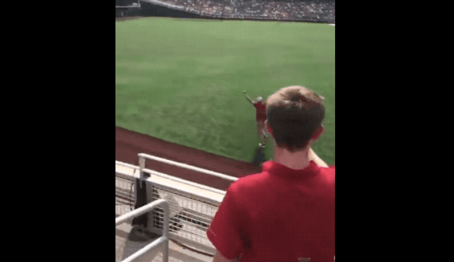 Idiot On The Field Has Zero Moves, Gets Speared To Hell