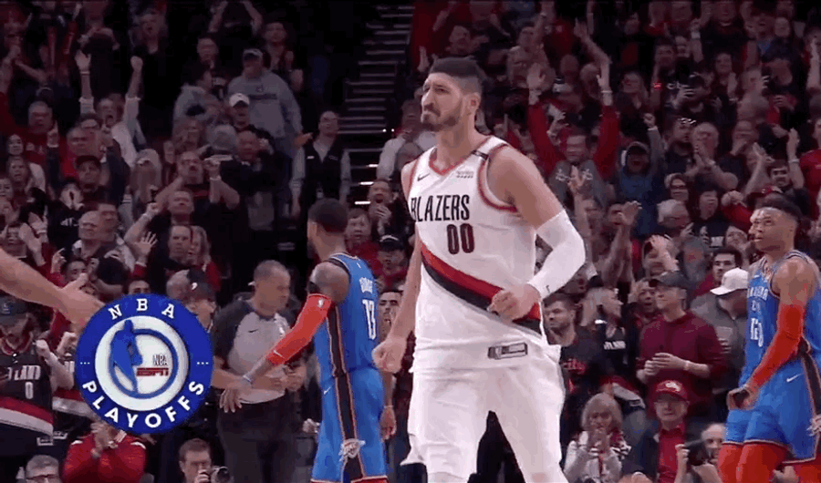 Enes Kanter Saved The Blazers From Getting Swept For A Third Straight Year