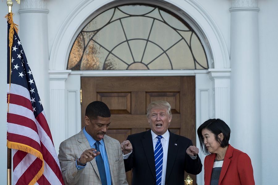 Accused Sexual Abuser Kevin Johnson Meets With Accused Sexual Abuser Donald Trump