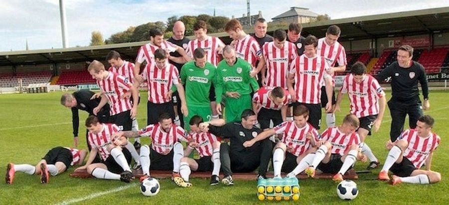 Ill-Timed Bench Collapse Makes For Great Soccer Team Photo