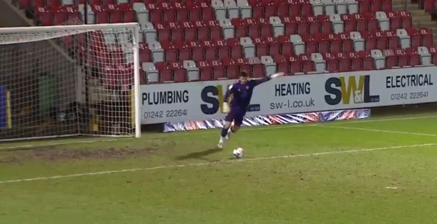 SEE IT: Newport County keeper scores from Narnia, sets new record