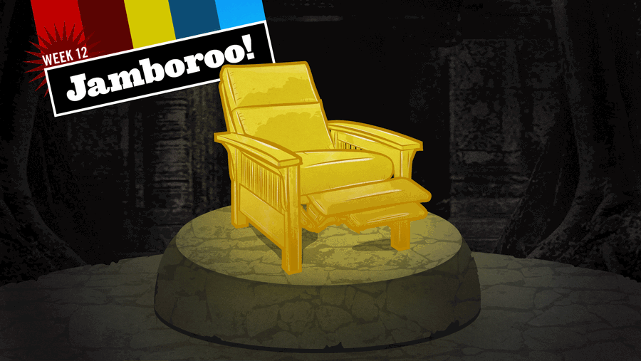 A Thanksgiving
Tribute To My Chair<em></em>