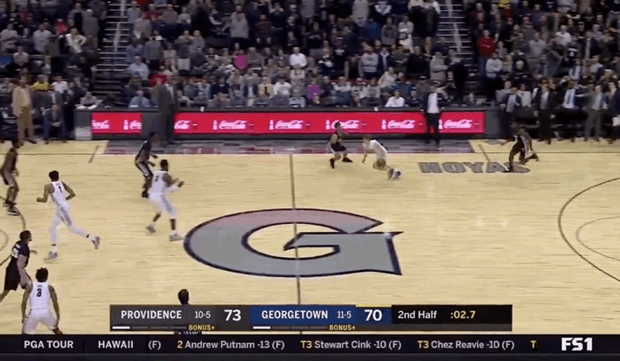 Georgetown Freshmen Mac McClung And James Akinjo Come Up Clutch Against Providence