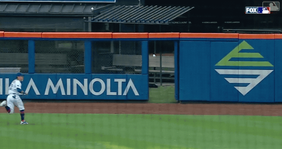 Of Course A Yankees Batter Found The Open Bullpen Door In The Mets Outfield