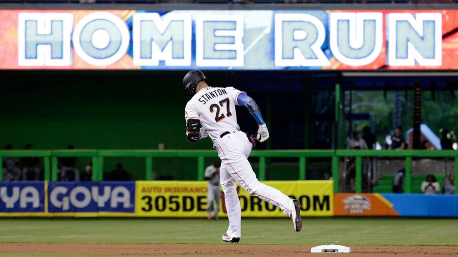 How Long Will Giancarlo Stanton Hit Homers in Miami?